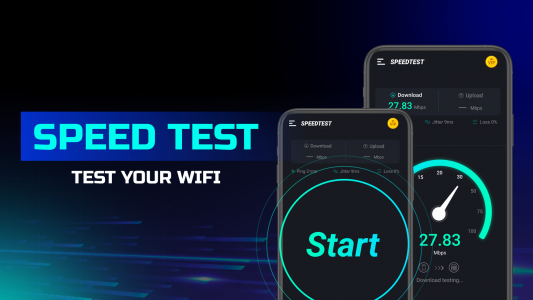 اسکرین شات برنامه Speed Test & Wifi Analyzer 1