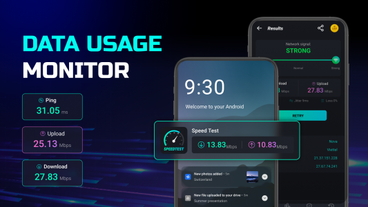 اسکرین شات برنامه Speed Test & Wifi Analyzer 6