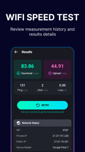 اسکرین شات برنامه Speed Test 5G, Wifi - SpeedZen 4