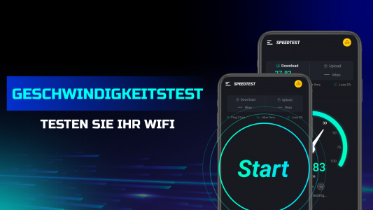 اسکرین شات 1 برنامه Speed Test & Wifi Analyzer
