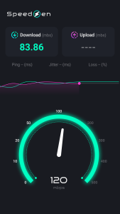 اسکرین شات 2 برنامه Speed Test 5G, Wifi - SpeedZen