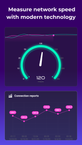 اسکرین شات 5 برنامه Speed Test 5G, Wifi - SpeedZen