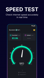 اسکرین شات برنامه Speed Test 5G, Wifi - SpeedZen 1