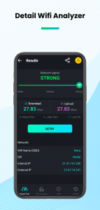 اسکرین شات برنامه Speed Test & Wifi Analyzer 6