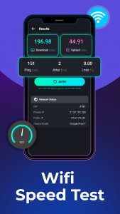 اسکرین شات 3 برنامه Speed Test 5G, Wifi - SpeedZen