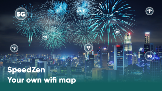 اسکرین شات 1 برنامه Speed Test 5G, Wifi - SpeedZen
