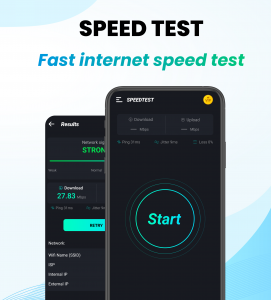 اسکرین شات برنامه Speed Test & Wifi Analyzer 1
