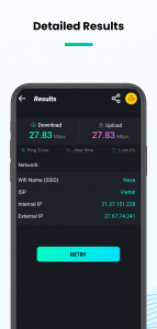 اسکرین شات برنامه Speed Test & Wifi Analyzer 3