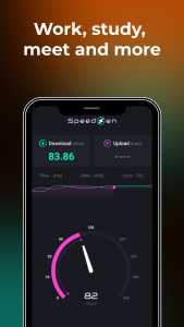 اسکرین شات 2 برنامه Speed Test 5G, Wifi - SpeedZen