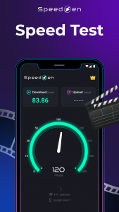 اسکرین شات 1 برنامه Speed Test 5G, Wifi - SpeedZen