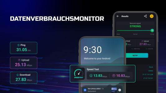 اسکرین شات 6 برنامه Speed Test & Wifi Analyzer