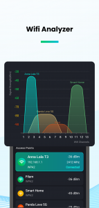 اسکرین شات برنامه Speed Test & Wifi Analyzer 5