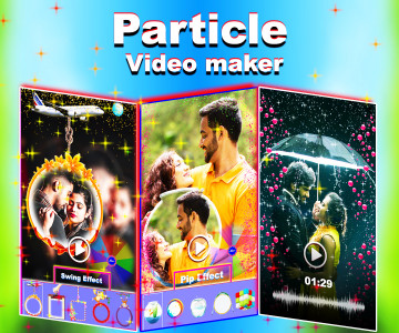 اسکرین شات برنامه Particle Dj Video maker 1
