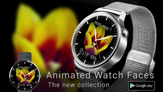 اسکرین شات برنامه Animated watch faces 6