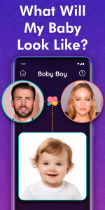 اسکرین شات برنامه AI Baby Generator - Face Maker 2