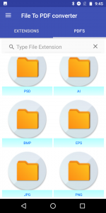 اسکرین شات برنامه File to PDF Converter(AI, PSD) 5