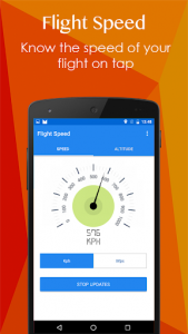 اسکرین شات برنامه Flight Speed - GPS based meter 2