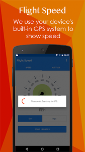 اسکرین شات برنامه Flight Speed - GPS based meter 5