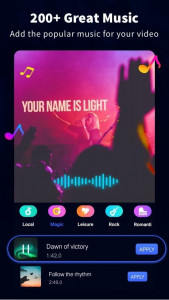 اسکرین شات برنامه Story Music Video - Beat Video 3