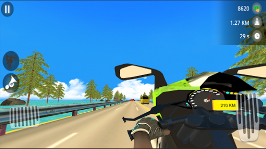 اسکرین شات بازی Moto King : Traffic Moto Rider 3