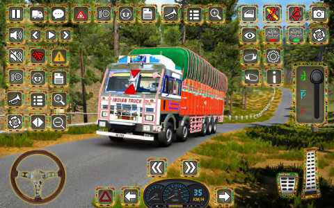 اسکرین شات برنامه Indian Truck Offroad Cargo 3D 8