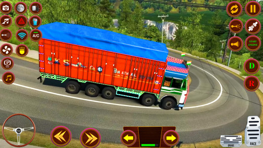 اسکرین شات 7 برنامه Indian Truck Offroad Cargo 3D