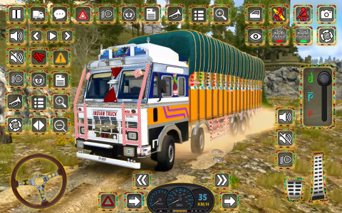 اسکرین شات برنامه Indian Truck Offroad Cargo 3D 5