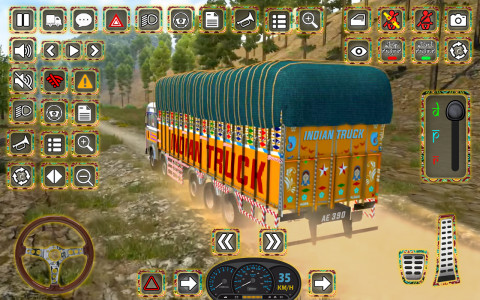 اسکرین شات برنامه Indian Truck Offroad Cargo 3D 4