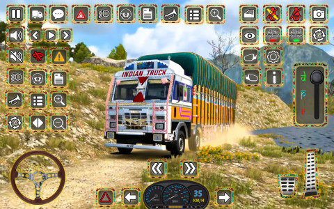 اسکرین شات برنامه Indian Truck Offroad Cargo 3D 2