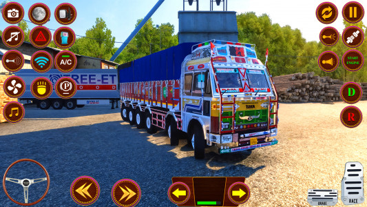 اسکرین شات 1 برنامه Indian Truck Offroad Cargo 3D