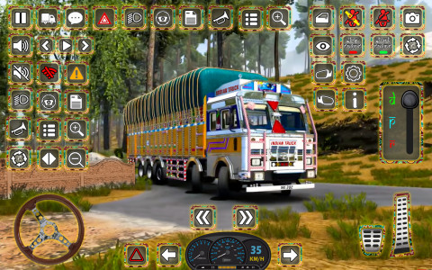اسکرین شات برنامه Indian Truck Offroad Cargo 3D 3