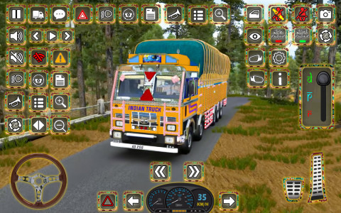 اسکرین شات برنامه Indian Truck Offroad Cargo 3D 7