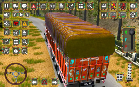 اسکرین شات برنامه Indian Truck Offroad Cargo 3D 6