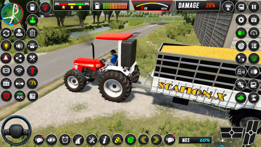 اسکرین شات 5 بازی Tractor Driving Farming Games