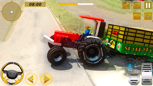 اسکرین شات 1 بازی Tractor Driving Farming Games
