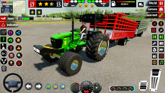 اسکرین شات 2 بازی Tractor Driving Farming Games