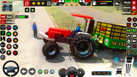 اسکرین شات 1 بازی Tractor Driving Farming Games