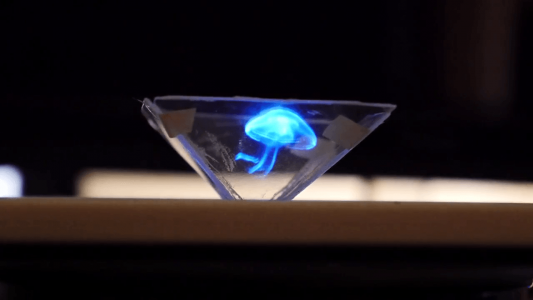 اسکرین شات برنامه Vyomy 3D Hologram Tron Dance 1