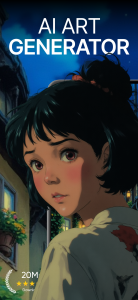 اسکرین شات برنامه Ghibli AI Art : AniMagic 1