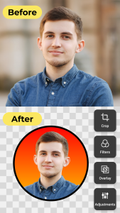 اسکرین شات 3 برنامه Background Eraser・Photo Editor