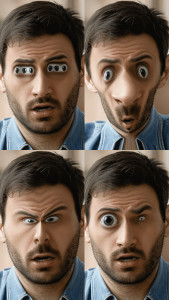 اسکرین شات 2 برنامه Funny Face Filters Live Camera