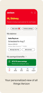 اسکرین شات 1 برنامه My Verizon