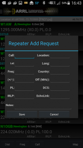 اسکرین شات برنامه RFinder WW Repeater Directory 8