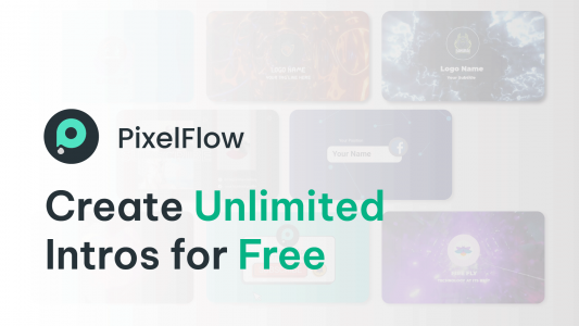 اسکرین شات 1 برنامه PixelFlow: Intro Video maker