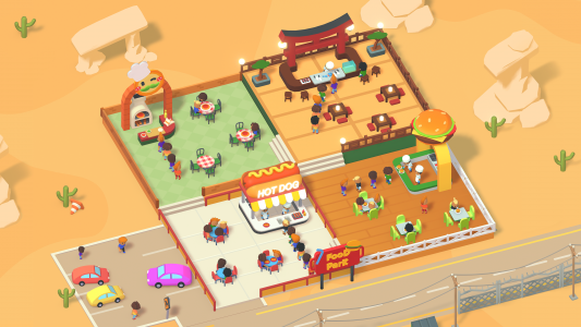 اسکرین شات بازی Idle Food Park Tycoon 4