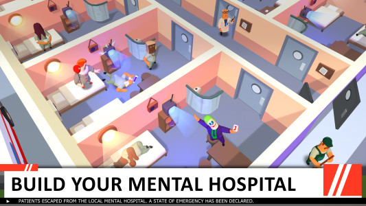 اسکرین شات 1 بازی Idle Mental Hospital Tycoon