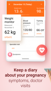 اسکرین شات برنامه Pregnancy and Due Date Tracker 3