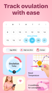 اسکرین شات 3 برنامه Clover-Period & Cycle Tracker