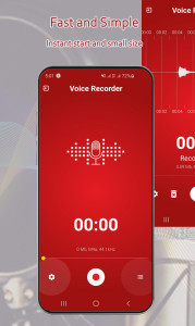 اسکرین شات 2 برنامه Voice Recorder & Audio Records