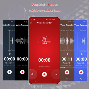 اسکرین شات 6 برنامه Voice Recorder & Audio Records